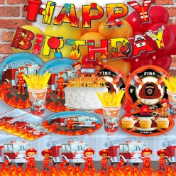 *40% OFF: Little Fireman 107pc Premium Party Pack for 16